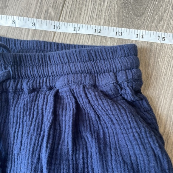 Molly Bracken 100% cotton Wrinkly Casual Chino Rolled Cropped cuffed pant . - Picture 5 of 6